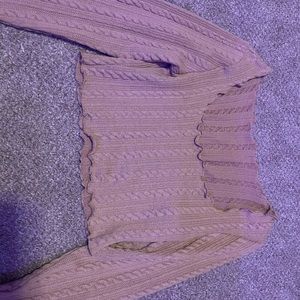 Long sleeve crop top